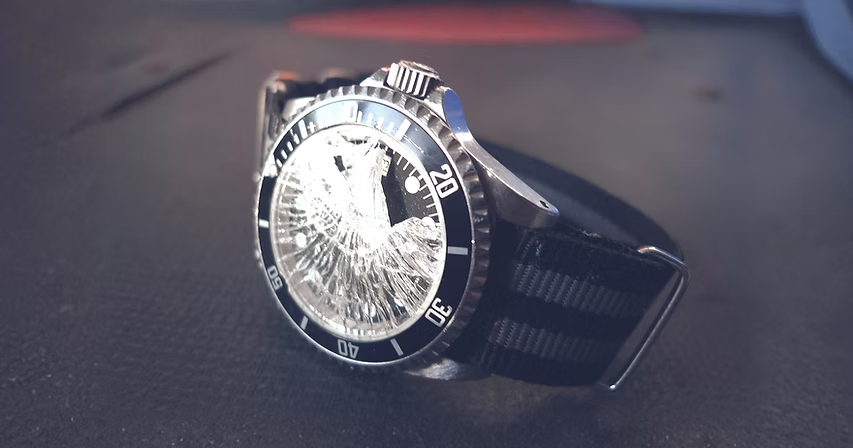 The case is refurbished and polished